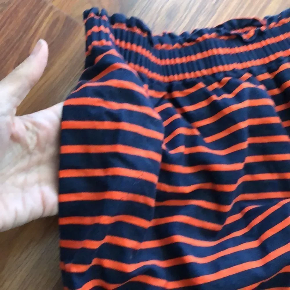 Vintage J.Crew Navy Striped skirt size 8